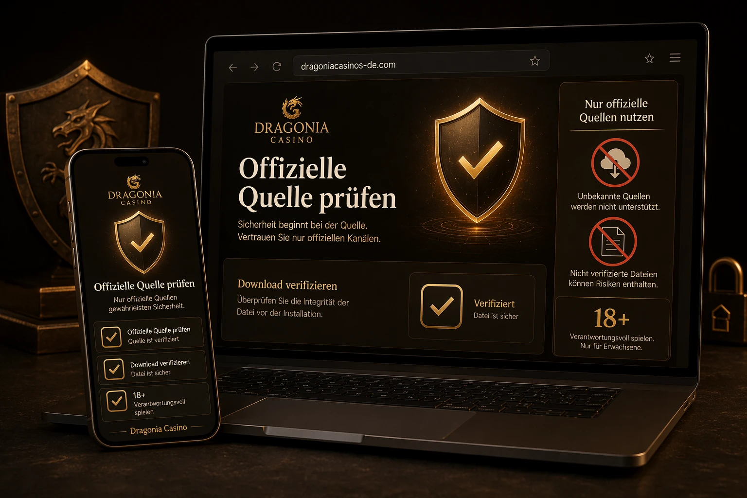 Download einer Dragonia Casino App sicher prüfen
