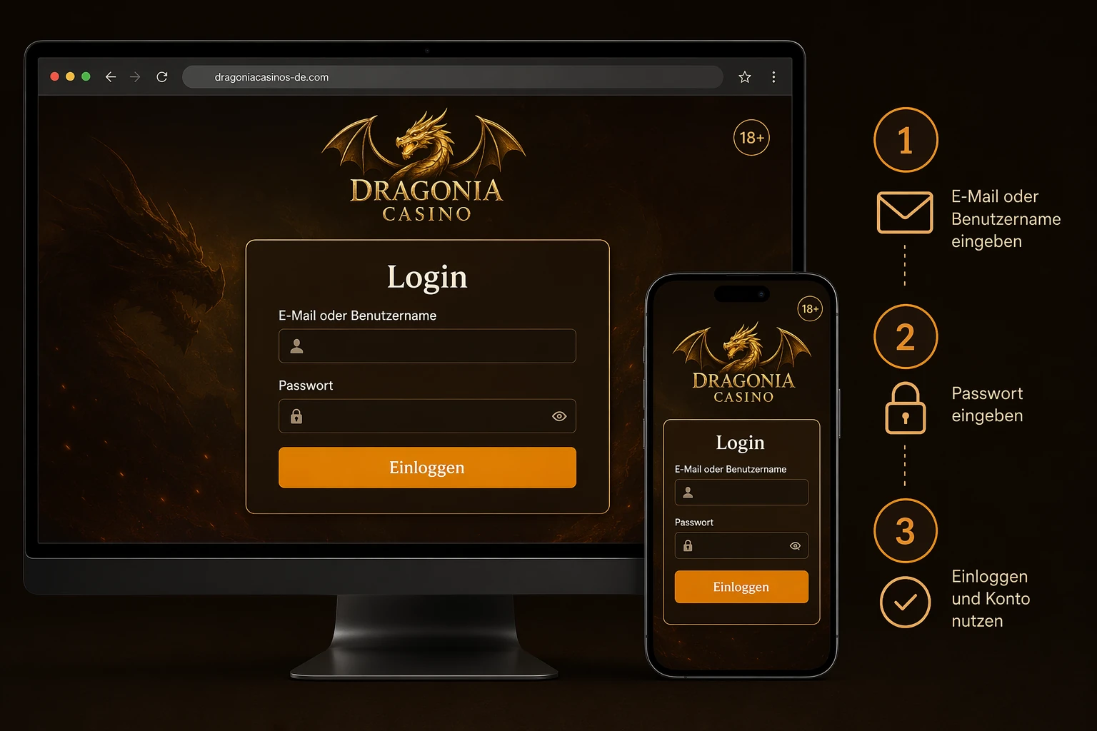 Dragonia Casino Login: der grundsätzliche Ablauf